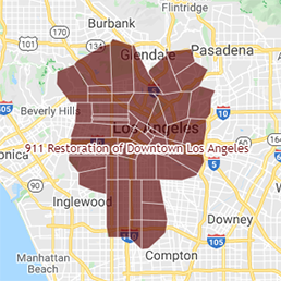 service areas map